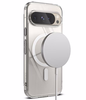 Ringke Fusion Magnētiskais viedtālruņa apvalks Google Pixel 9 / 9 Pro - caurspīdīgs