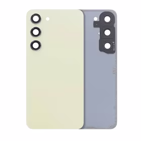 Aizmugurējais vāks saderīgs ar Samsung S911 S23 / Lime / (ar kameras lēcu) OEM