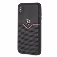 Ferrari cieta viedtālruņa apvalks iPhone Xs Max - melns/melns Off Track Victory