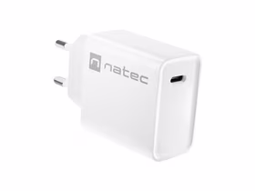 NATEC NETWORK CHARGER RIBERA USB-C 20W PD balts