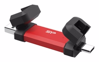 Silicon Power DS72 USB flash drive 500 GB USB Type-A / USB Type-C 3.2 Gen 2 (3.1 Gen 2) Red