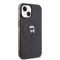 Karl Lagerfeld IML Ikonik MagSafe apvalks iPhone 15 - melns
