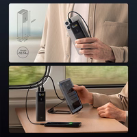 Cuktech CKPB100PGLBL 150W 10000mAh USB-C USB-A - melns