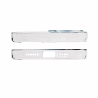 Marmora vāciņš iPhone 12 Pro ar gel pārklājumu zilā tonī