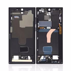 Vidējais rāmis Samsung S908 S22 Ultra Fantoma melns