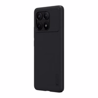 Nillkin Super Frosted Shield Pro viedtālruņa apvalks Xiaomi Redmi K70E/Poco X6 Pro 5G (melns)