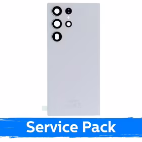 Aizmugurējais vāks saderīgs ar Samsung S918 S23 Ultra / Cream / (Service Pack)