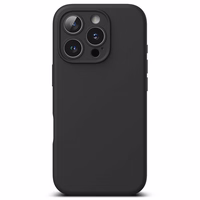 Ringke Silikona Magnētiskais iPhone 16 Pro Viedtālruņa apvalks - Melns