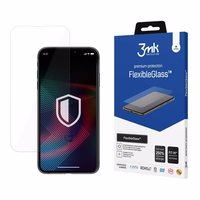 Rūdīts stikls iPhone 14 Pro Max / 14 Plus hibrīds elastīgs 7H no 3mk FlexibleGlass sērijas