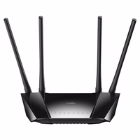 Wireless router CUDY LT400 EU Wi-Fi 300 Mbps 2.4 GHz 4G LTE SIM melns