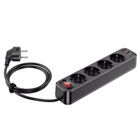 Pagarināšanas lenta Hoco 1,8 m 4 kontaktligzdas + 2 x USB A + USB C QC3.0 PD 3A 20W NS1 balta