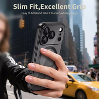 Tech-Protect MagFlex Magnētiskais viedtālruņa apvalks iPhone 17 Pro Max - caurspīdīgs melns