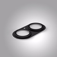 Etteri full camera lens guard for iPhone 17 melns