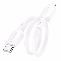 Borofone Kabelis BX93 Super Power - Typ C uz Lightning - PD 20W 0,25 metri balts
