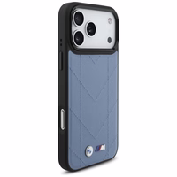 BMW M Izšūts logotips Magnētiskais viedtālruņa apvalks iPhone 17 Pro Max - zils