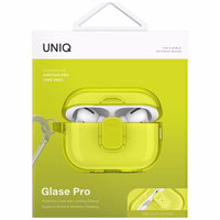Uniq Glase Pro apvalks AirPods Pro 2 - dzeltens