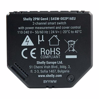 Shelly 2PM Gen4 Zigbee/Matter kontrolieris