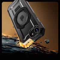 Supcase UB Grip Mag MagSafe iPhone 16e viedtālruņa apvalks - melns