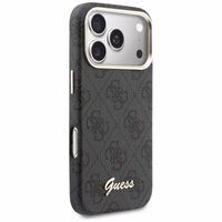 Guess 4G Script MagSafe futrālis iPhone 17 Pro - melns