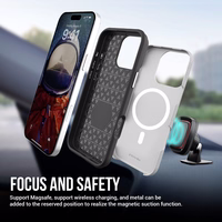 Perfectionists Trīsstūra Mag futrālis iPhone 13 Pro sudraba krāsā