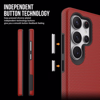 Perfectionists Trīsstūra korpuss Samsung S928 S24 Ultra red