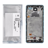 Komplekts LCD ekrāns SAMSUNG A72 4G A725F GH82-25460B zils