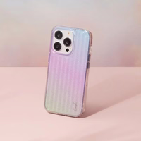 Uniq Coehl Linear viedtālruņa apvalks iPhone 14 Pro Max - zils un rozā