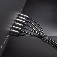 Kabelis (m) Metālisks C239 kabelis Type C uz Type C PD QC4.0 5A 100W E-mark 2 m sudrabains