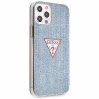 Guess GUHCP12LPCUJULLB iPhone 12 Pro Max 6.7" zils/gaiši zils cietais apvalks Jeans kolekcija