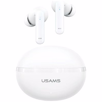 Bluetooth austiņas USAMS Echo E02 TWS ANC+ENC bezvadu balts