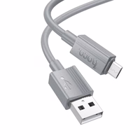 Kabelis USB-A uz Micro USB Hoco 2,4A 1 m X107 pelēks