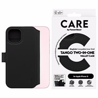 CARE by PanzerGlass Funkcija Tango 2in1 Maku apvalks MagSafe iPhone 15 - melns