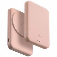 Uniq Lyden Lexa magnetisks 5000mAh PD USB-C MagSafe portatvais ladetajs - roza