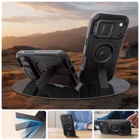 Tech-Protect Kevlar magnētiskais MagSafe apvalks viedtālrunim iPhone 17 Pro Max - melns