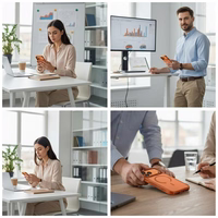 Uniq Veren iPhone 17 Pro Magclick uzlades macins - oranzs