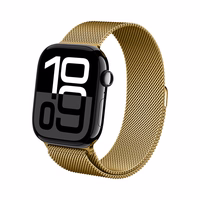 Crong Milano Steel - Stainless Steel siksniņa Apple Watch 38/40/41/42 mm (zeltains)