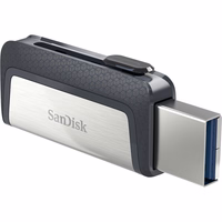 Sandisk Ultra Dual Drive USB Type-C USB flash drive 32 GB USB Type-A / USB Type-C 3.2 Gen 1 (3.1 Gen 1) melns,sudraba