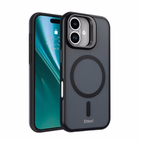 Etteri Morning Fog maciņš for iPhone 17 6,3" melns