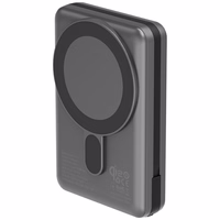 Bezvadu portatīvais lādētājs Energea MagPac Pro Plus 10000mAh Qi2 Magsafe pelēks