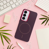 FRAME MAG COVER magnētiskais viedtālruņa apvalks, saderīgs ar MagSafe, paredzēts SAMSUNG S26 Pro, violets