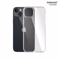 PanzerGlass HardCase antibakteriālais militārā standarta sertificēts viedtālruņa apvalks iPhone 14 Plus / 15 Plus – caurspīdīgs
