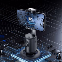 Inteliģents selfie statīvs ar sejas atpazīšanas sekošanu un žestu atpazīšanu P1 - melns