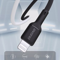 Dudao L9X 30W USB-C - Lightning kabelis 1m - melns
