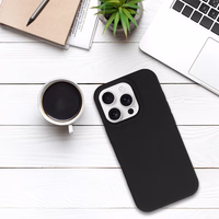 Tel Protect silikona viedtālruņa apvalks Iphone 16 Pro Max melns