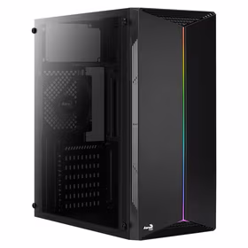 Aerocool Split Midi Tower melns