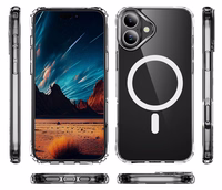 Perfectionists Caurspīdīgs magnētiskais futrālis Apple iPhone 16 caurspīdīgs