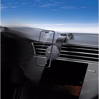 FORCELL F-GRIP MagFlex magnētiskais auto turētājs priekšējā stiklā un panelī, saderīgs ar MagSafe, melns