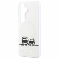 Karl Lagerfeld IML Peekaboo Karl&Choupette MagSafe Maciņš for Samsung Galaxy S26 - caurspīdīgs