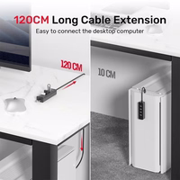 UNITEK Y-3089V01 interface hub USB 3.2 Gen 1 (3.1 Gen 1) Type-A 5000 Mbit/s melns