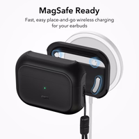 ESR Orbit Halolock Magnētiskais ar MagSafe Apple AirPods Pro 1/2 - Melns